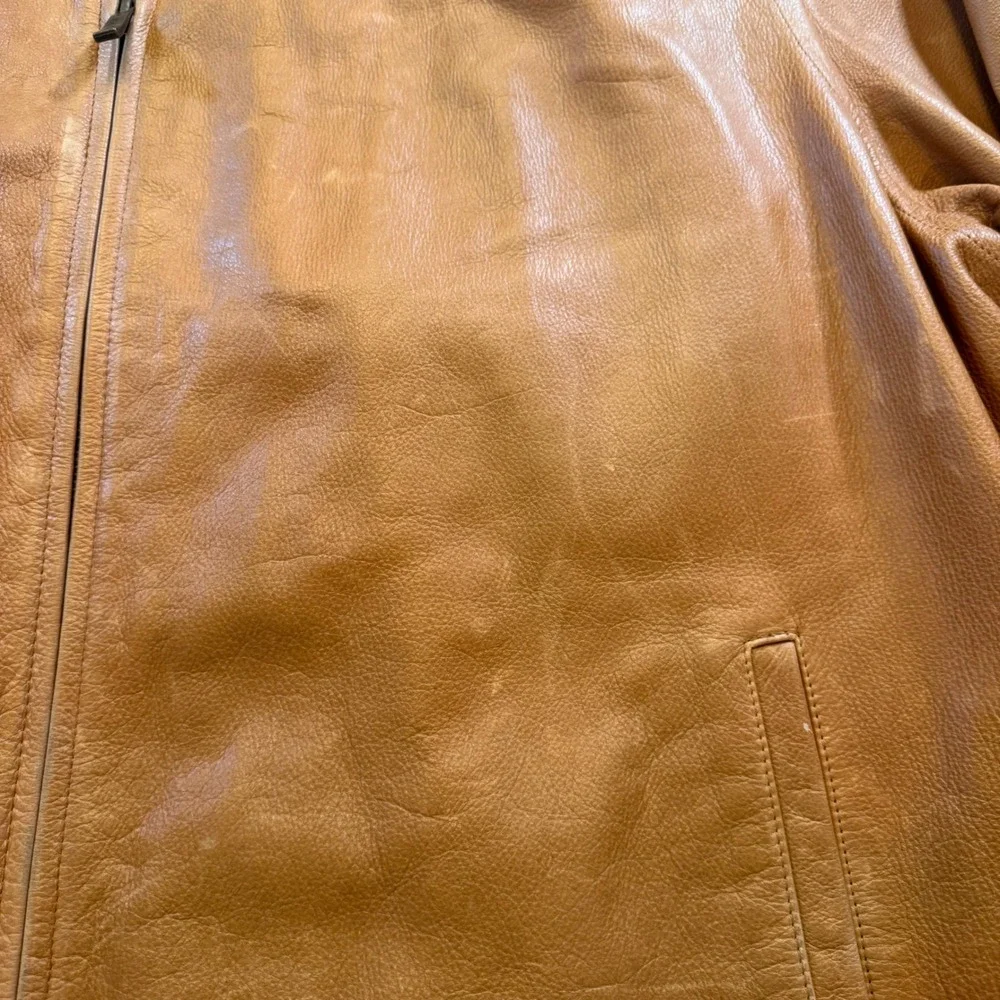 Vintage Wilsons Leather M. Julian Tan Cognac Leather Jacket Thinsulate Sz 3X‎
